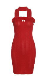 Halter tube top dress