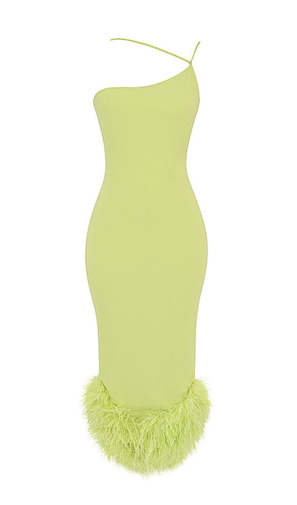BANDAGE BACKLESS MAXI DRESS IN YELLOW