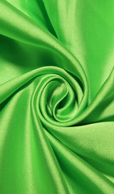 STRAPLESS  MINII DRESS IN GREEN