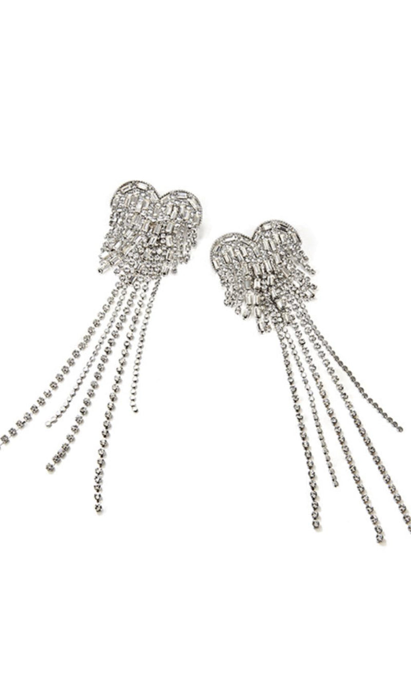 Love tassel earrings