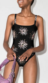 DOLLY EMBELLISHED ONE-PIECE SWIMSUIT