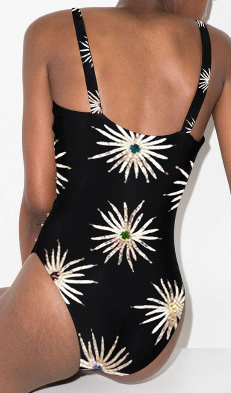 DOLLY EMBELLISHED ONE-PIECE SWIMSUIT