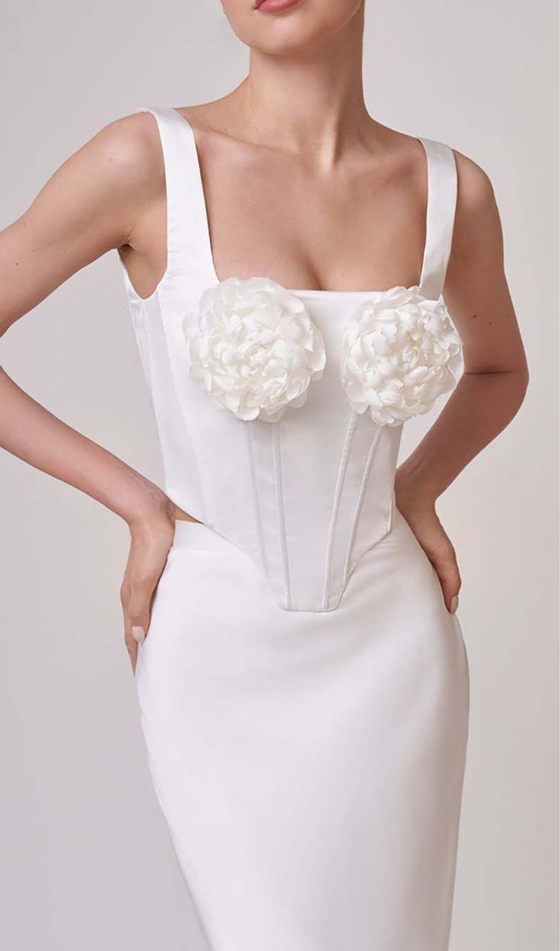 Get this corset top to complete your dress with skirt or pair it