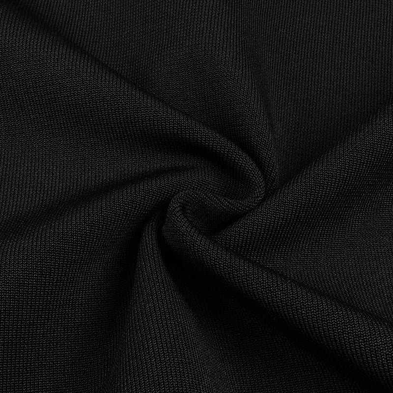 BLACK TULIP SATIN MAXI DRESS