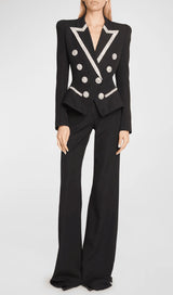 EMBROIDERED 8-BUTTON DOUBLE-BREASTED JACKET SUIT