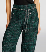 TWEED TAILORED TROUSERS