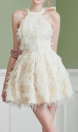 Jasmine Pearl White Mini Dress